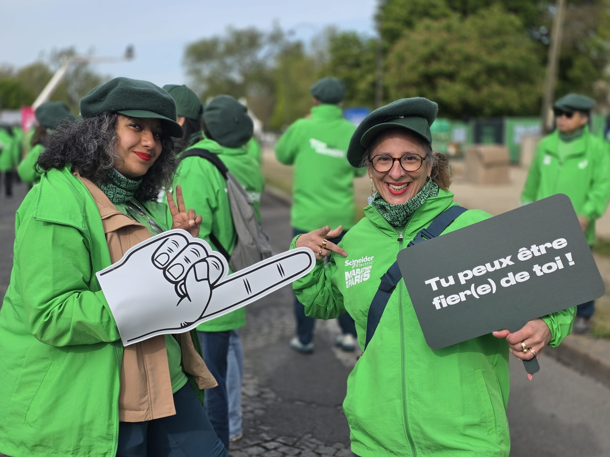 Haies d'honneur Marathon de Paris