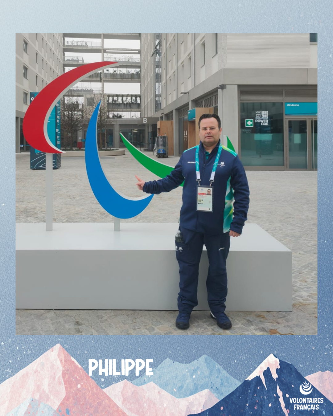 Philippe, bénévole des Jeux Philippe